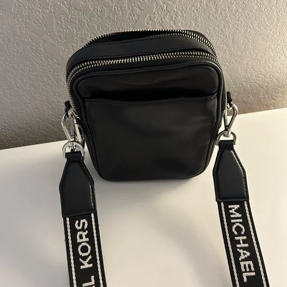 Michael Kors Black Crossbody with Logo Strap - Picture 6 of 6